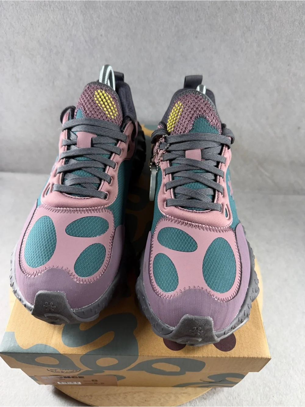 SPUNGE Osmosis Salehe Bembury Slaw Purple Green Yellow VSP25001 Size US M8